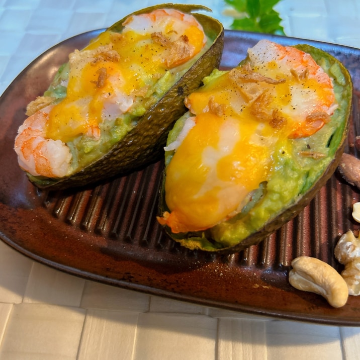 アボカドえび味噌カップ おつまみに